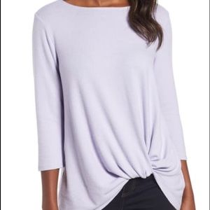 Gibson Cozy Twist Front Pullover